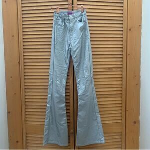 Edikted Sliver Pleather High Rise Jeans size XS